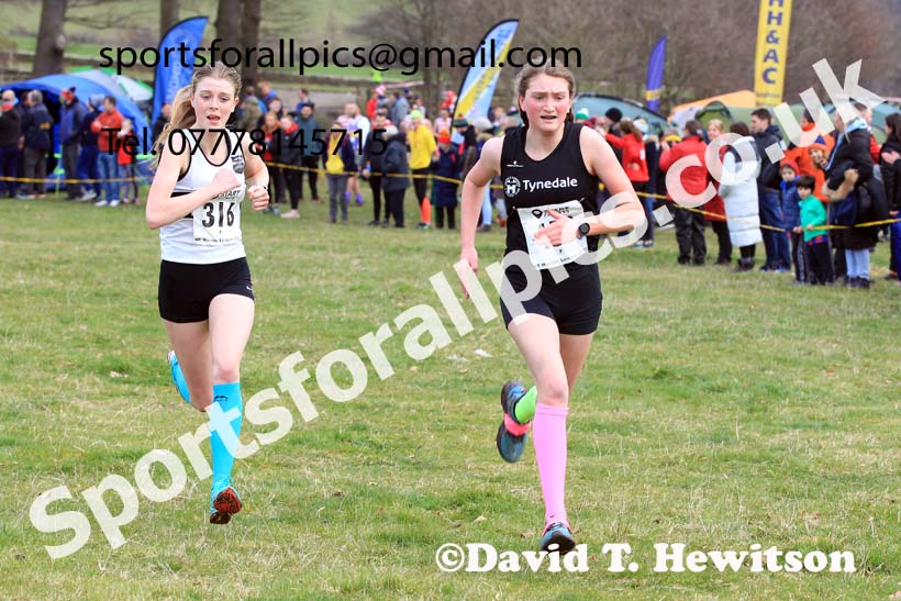 Girls Under-15s 2023 NEHL, Alnwick, Northumberland. Photo: David T. Hewitson/Sports for All Pics